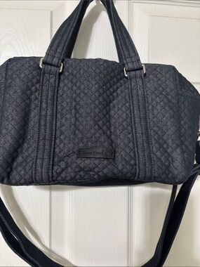 Vera Bradley Iconic 100 Navy denim Women's Bag
